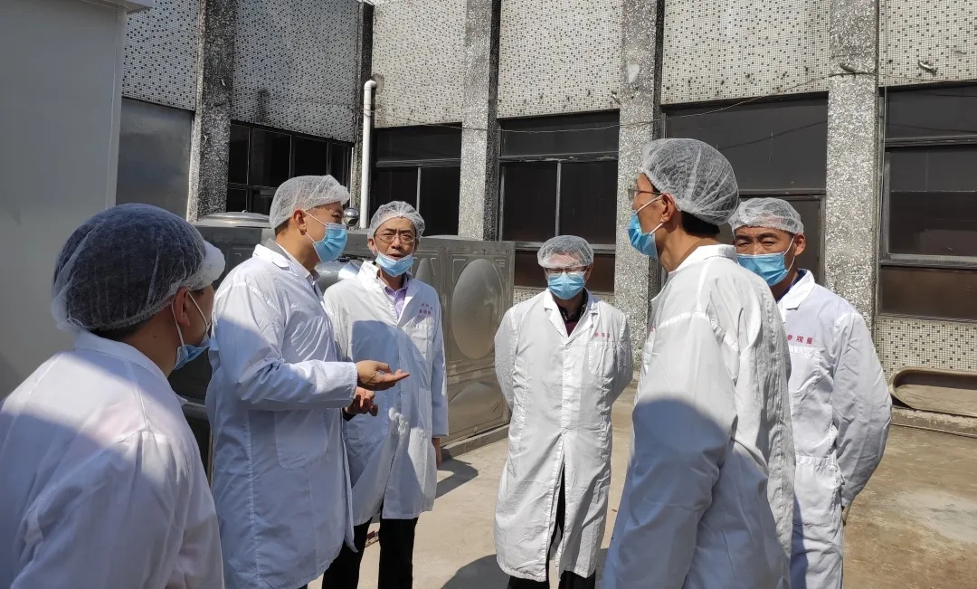 广州市生态环境局海珠分辨局局长区劲国一行到pp电子公司查抄领导工作