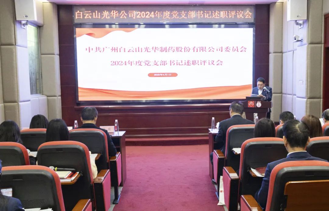 党建赋能筑根基 砥砺前行新征程——白云山pp电子公司召开2024年度党支部书记抓基层党建述职评议会